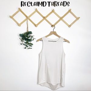 Lululemon white low key tank